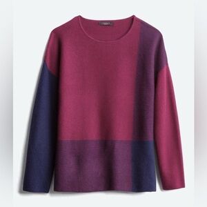 LUSSO | 100% Cashmere Crewneck Sweater, Size S